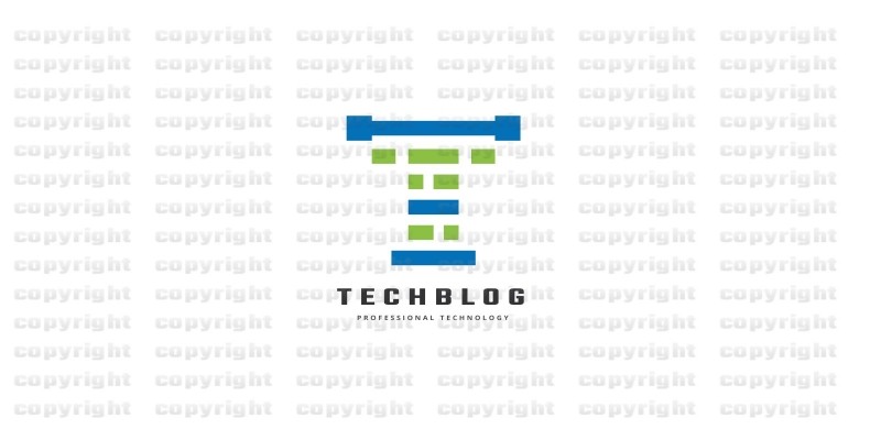 Technology Blog Letter T Logo