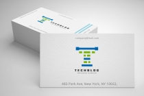 Technology Blog Letter T Logo Screenshot 2