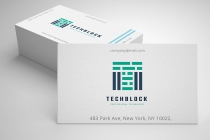 Technology Block Letter T Logo Screenshot 1