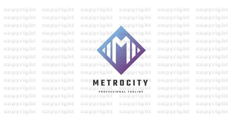 Metro City Letter M Logo