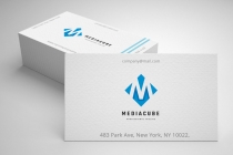 Media Cube Letter M Logo Screenshot 1