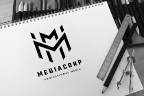 Media Corp Letter M Logo Screenshot 2