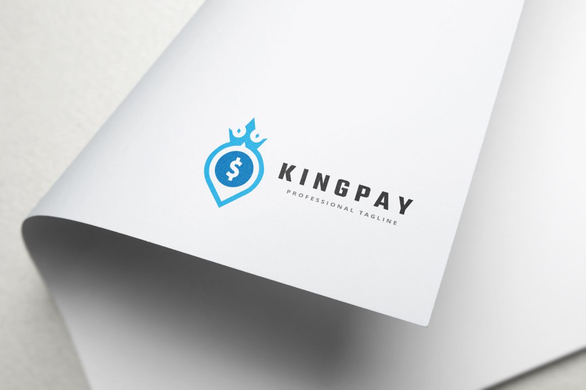 King Pay Logo by Modernikdesign Codester