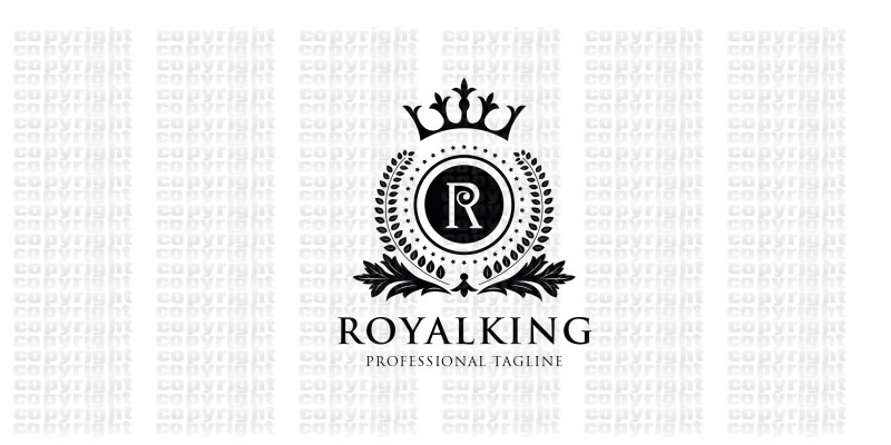 Royal King Letter R Logo