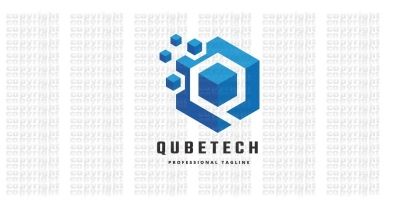 Qube Tech Q Letter Logo