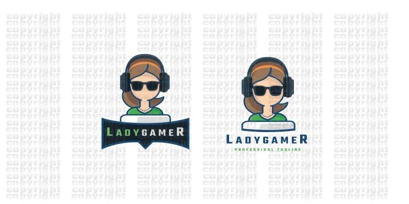 Lady Gamer Logo