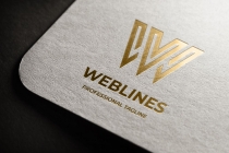 Web Lines Letter W Logo Screenshot 2