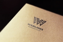 Web Lines Letter W Logo Screenshot 3