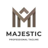Majestic Letter M Logo