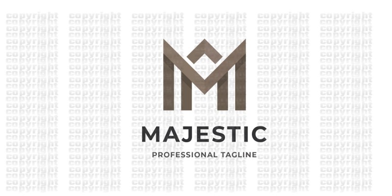 Majestic Letter M Logo