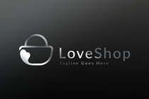 Love Shopping Logo Template Screenshot 1