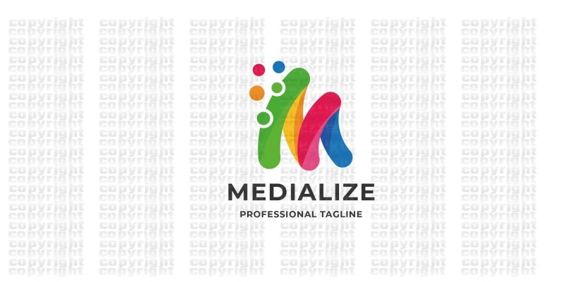 Media Letter M Logo