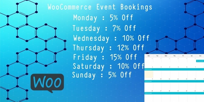 WooCommerce Event Bookings - Set Day Wise Sale