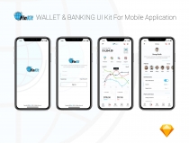 FinKit - Wallet And Banking App UI Kit Screenshot 1