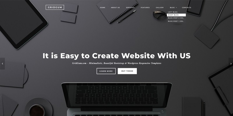 Black And White Labels - WordPress Theme