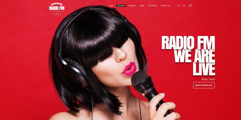 Radio FM - HTML Bootstrap Template