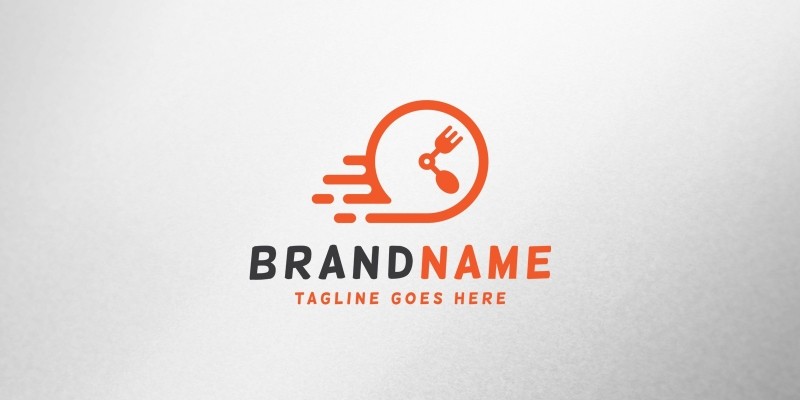 Fast Food Time Logo Template