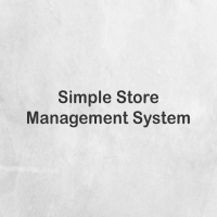 Simple Store Management System in Python using DB 