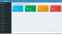 Restaurant Management System PHP Screenshot 2