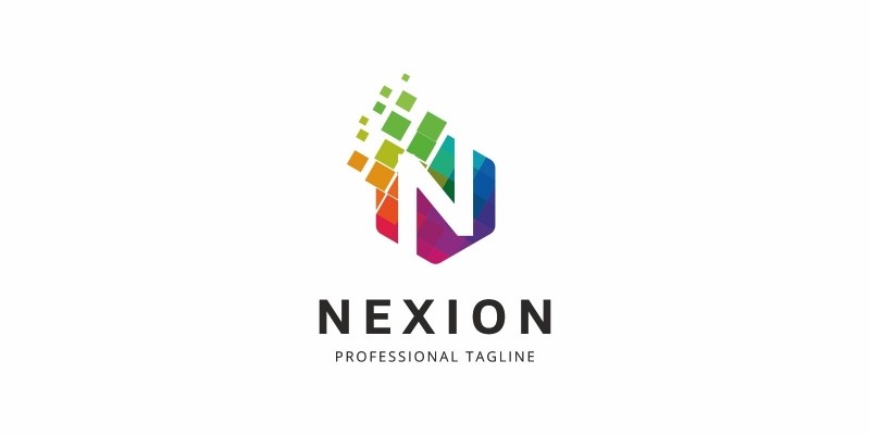 Colorful N Letter Logo