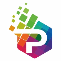 Colorful P Letter Logo