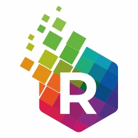 Colorful R Letter Logo