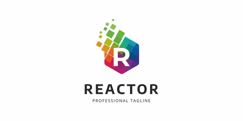 Colorful R Letter Logo