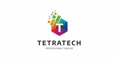 Colorful T Letter Logo