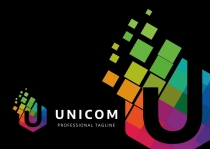 Colorful U Letter Logo Screenshot 4