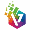 Colorful V Letter Logo