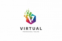 Colorful V Letter Logo Screenshot 1