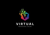 Colorful V Letter Logo Screenshot 2