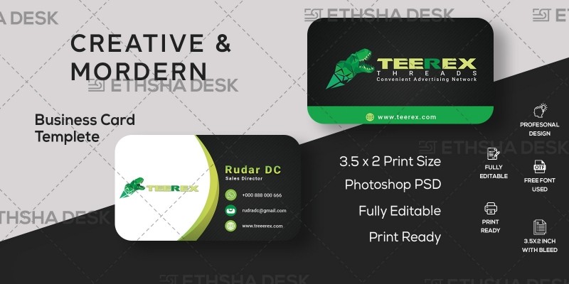 Clean And Simple Business Card Design