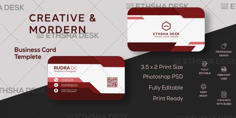 Nice And Simple Business Card Design