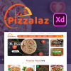 Pizzalaz - Fast Food And Restaurant XD Template