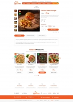 Pizzalaz - Fast Food And Restaurant XD Template Screenshot 5