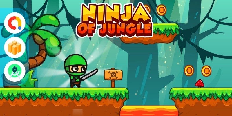 Ninja of Jungle - Full Buildbox Game