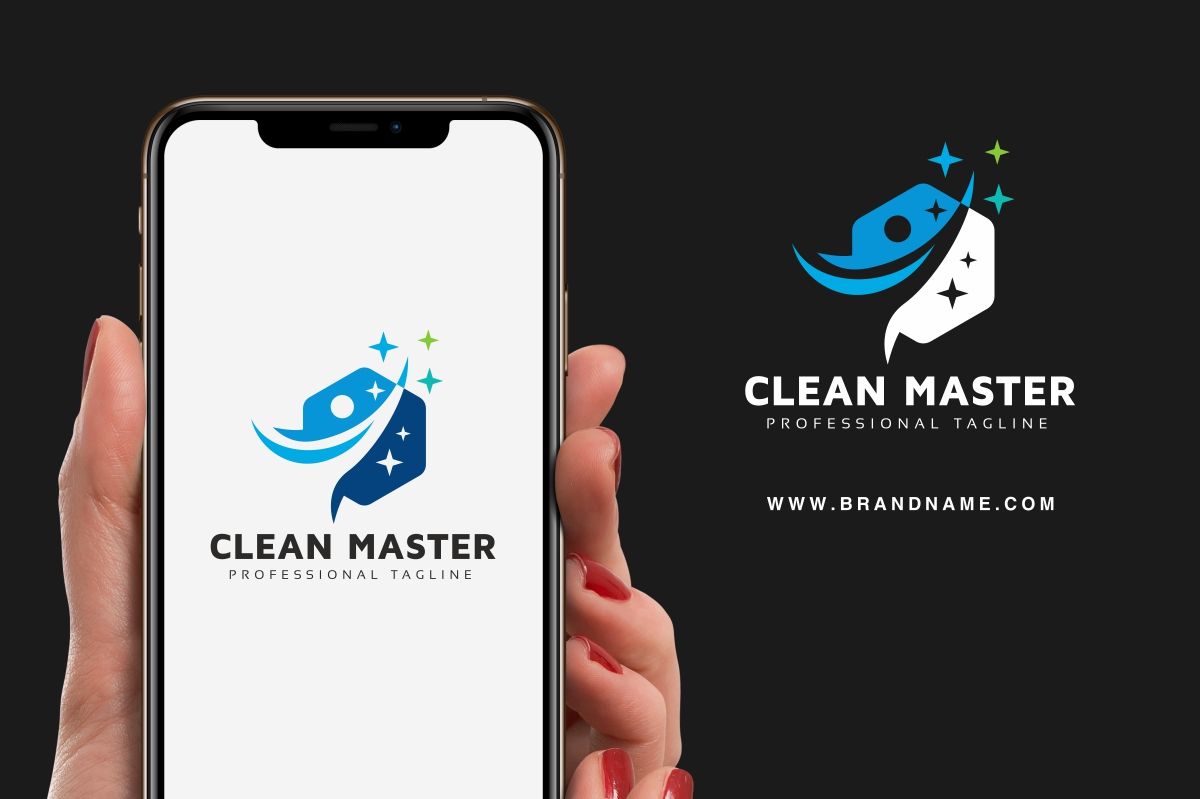 Clean Master Logo by IRussu | Codester