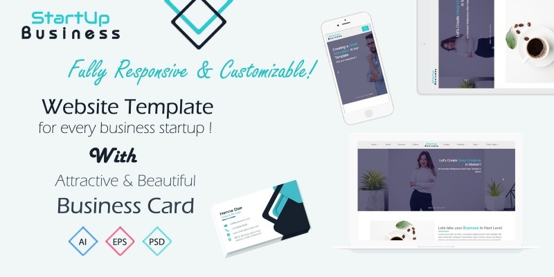 StartUp Business - Responsive Website Template