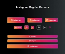2000 Social Media Buttons CSS Bootstrap Screenshot 2