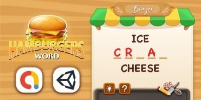 Hamburger Word - Unity Project With Editor