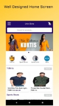 Univ Store Ecommerce App For Android Screenshot 1