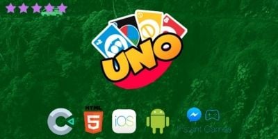 Uno Card Game Multiplayer - Construct 3 Template