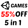5 Unity Casual Game In 1 Bundle