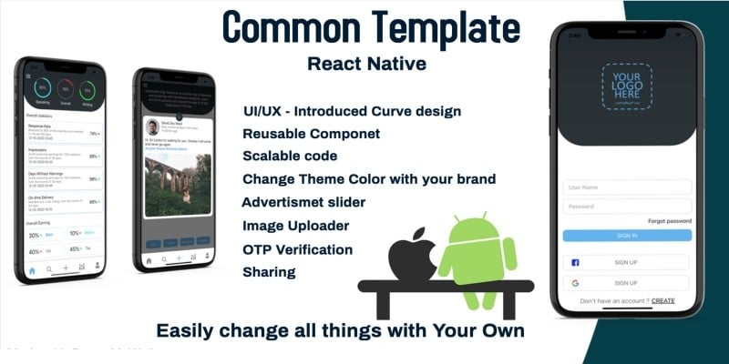 Common Template - React Native