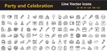  Party And Celebration Flat Vector Icons Pack Screenshot 3