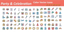 Party And Celebration Flat Vector Icons Pack Screenshot 7