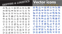 Shipping AndLogistics Vector Icons Pack Screenshot 1