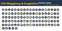 Shipping AndLogistics Vector Icons Pack Screenshot 2