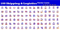 Shipping AndLogistics Vector Icons Pack Screenshot 3